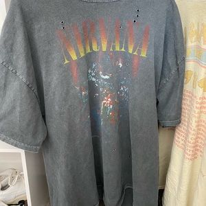 nirvana t-shirt dress